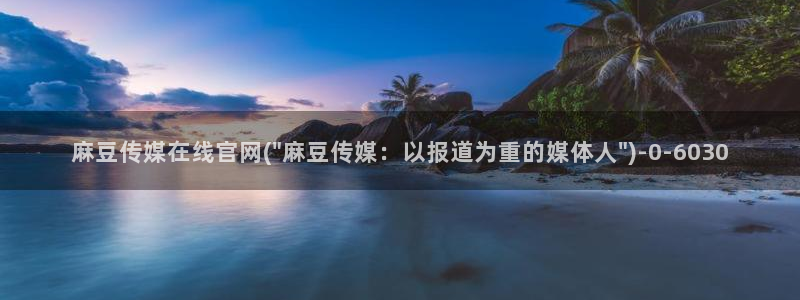 麻豆视频排行